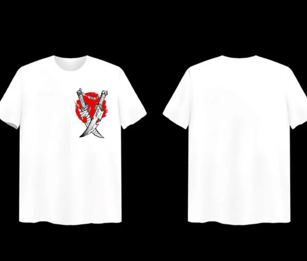 T-shirt blanc design unique