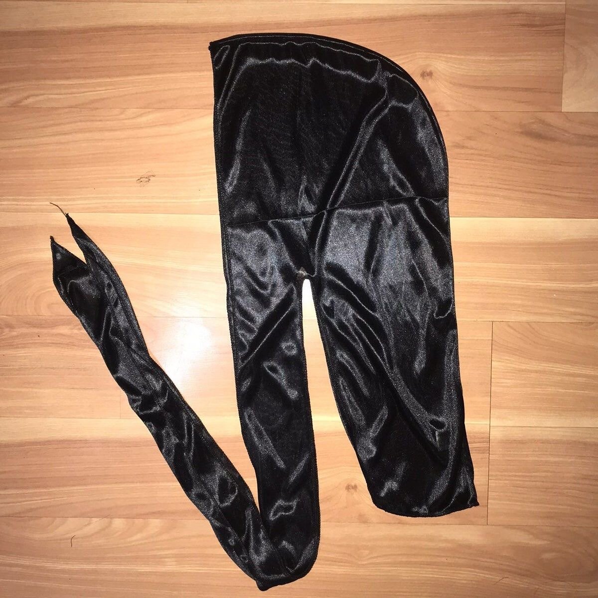 Durag en satin noir mode
