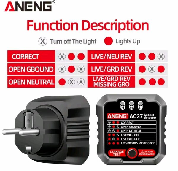 Détecteur de Fuite Électrique