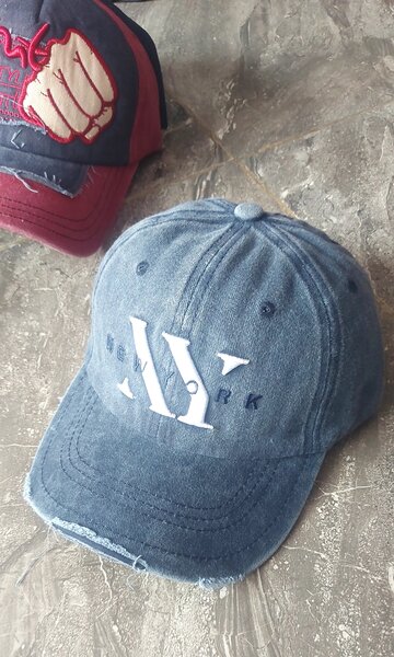 Casquette en denim New York