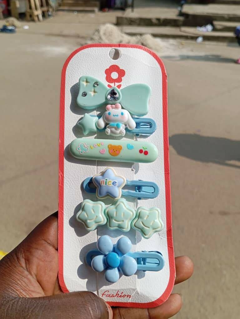 Lot de barrettes colorées pour enfants