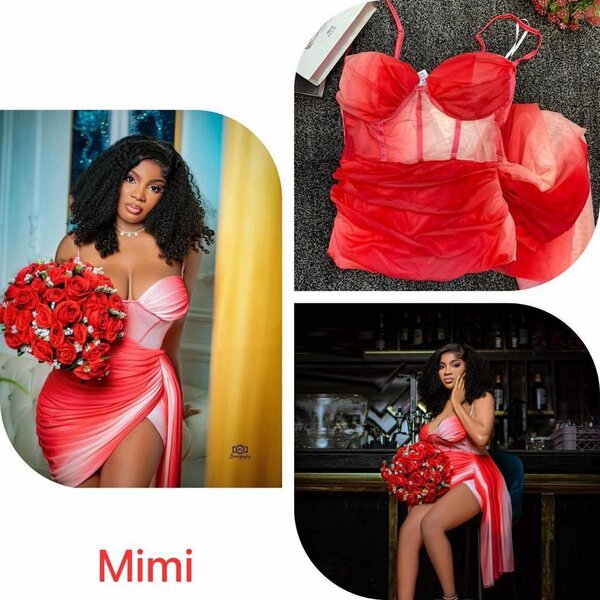 Robe Rouge Élégante Femme