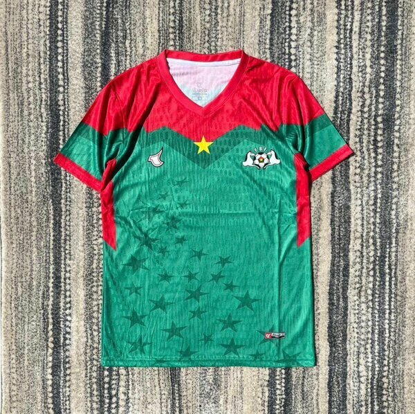 Maillot Burkina Faso vert/rouge homme