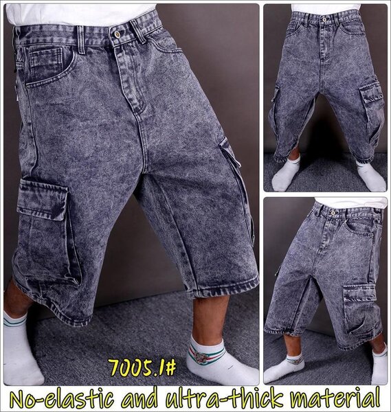 Bermudas en jean épais homme