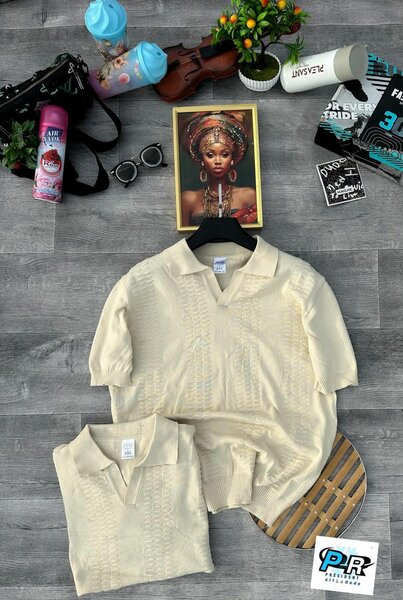 Polo t-shirt en tricot élégant