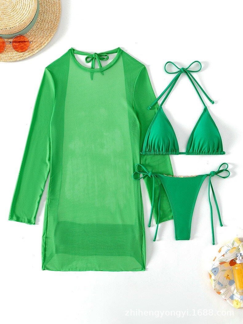 Three piece bikini set