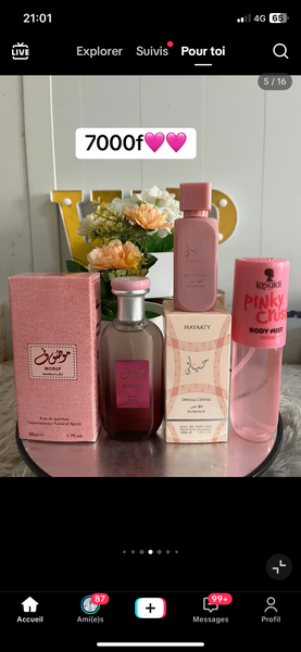 Ensemble de Parfums Féminins