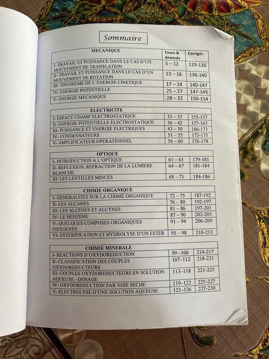 Avo physique chimie 1ere C