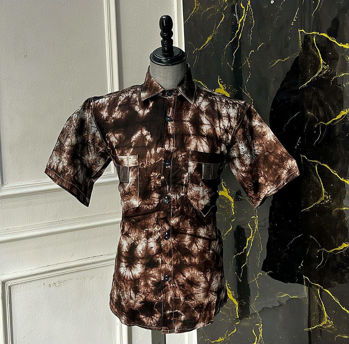 Chemises indigo mode africaine