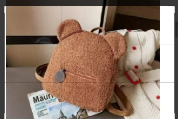 Sac à dos peluche ours