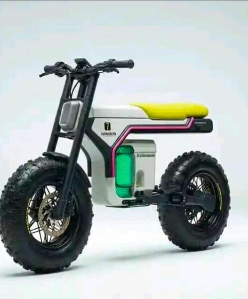 Moto électrique moderne