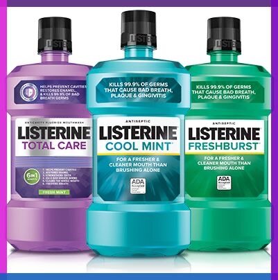 Listerine Bain de Bouche Assortiment