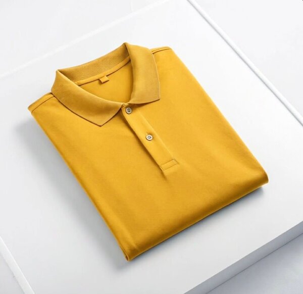 Polo jaune élégant pour hommes