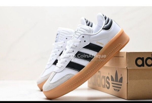 Adidas Samba Sneakers Blanc Noir