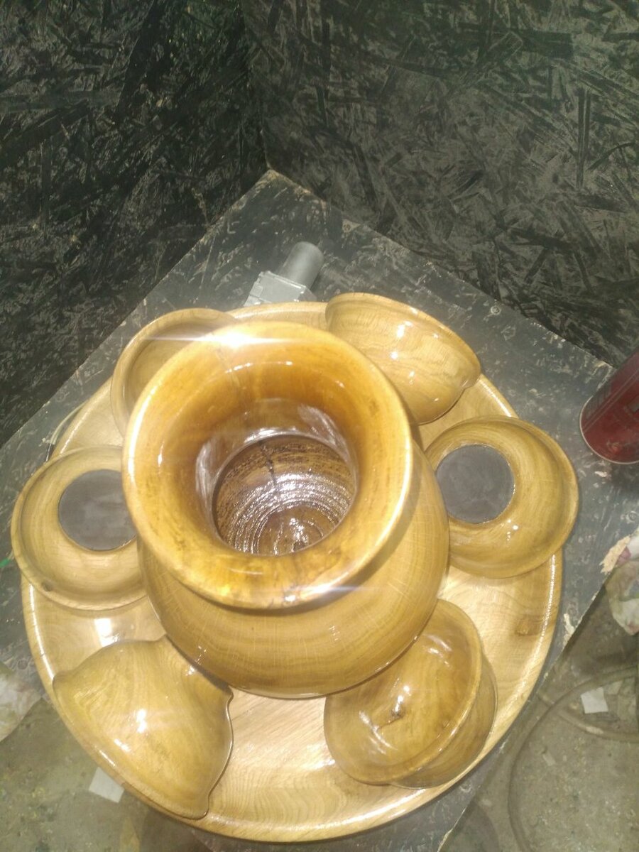 Деревянная посуда.N5. Кумысный набор.