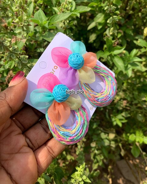 Handmade floral earring