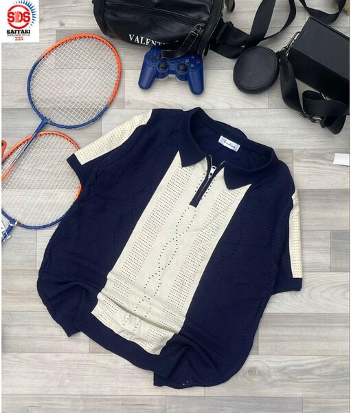 Polo tricot pour hommes