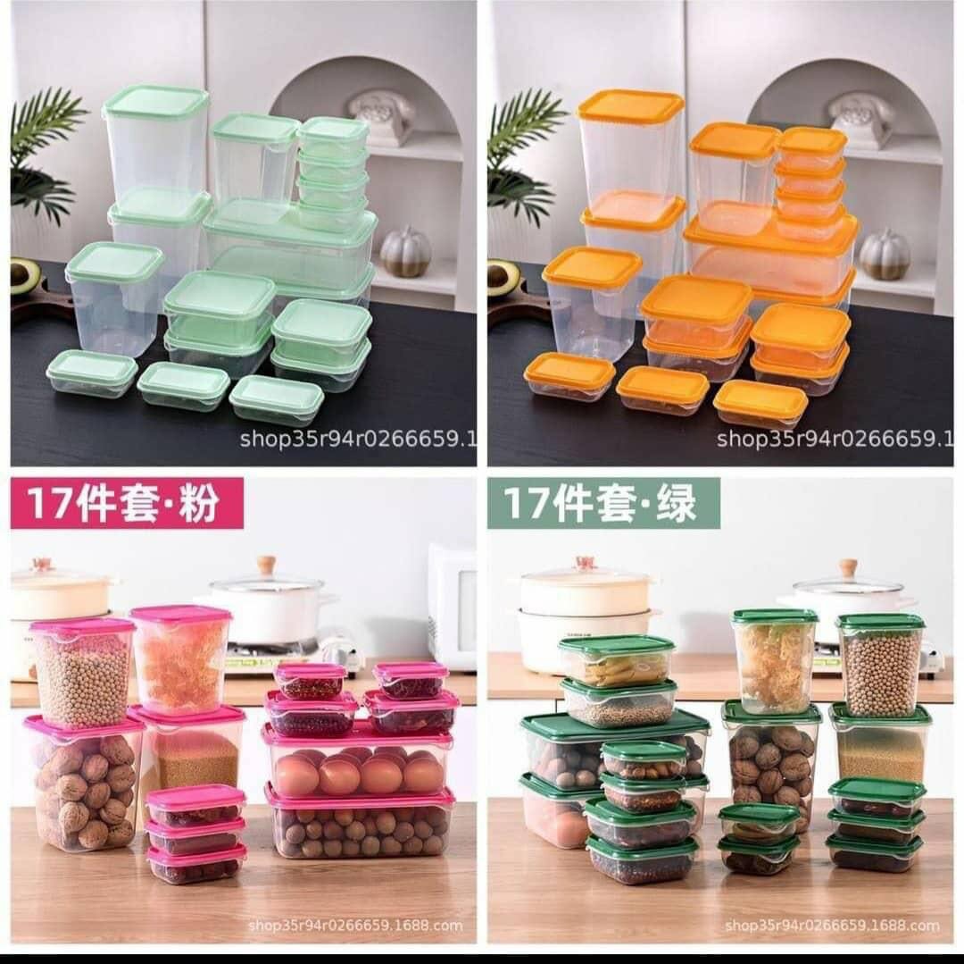 17pcs storage bowl