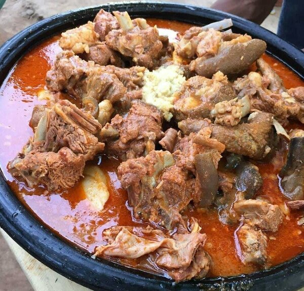 Soupe de cabris avec riz