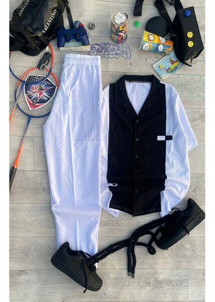 Tenue décontractée mixte