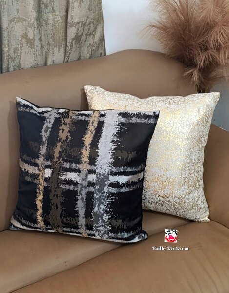 5 housses coussins de luxe