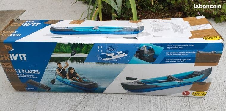 Kayak gonflable 2 places Crivit