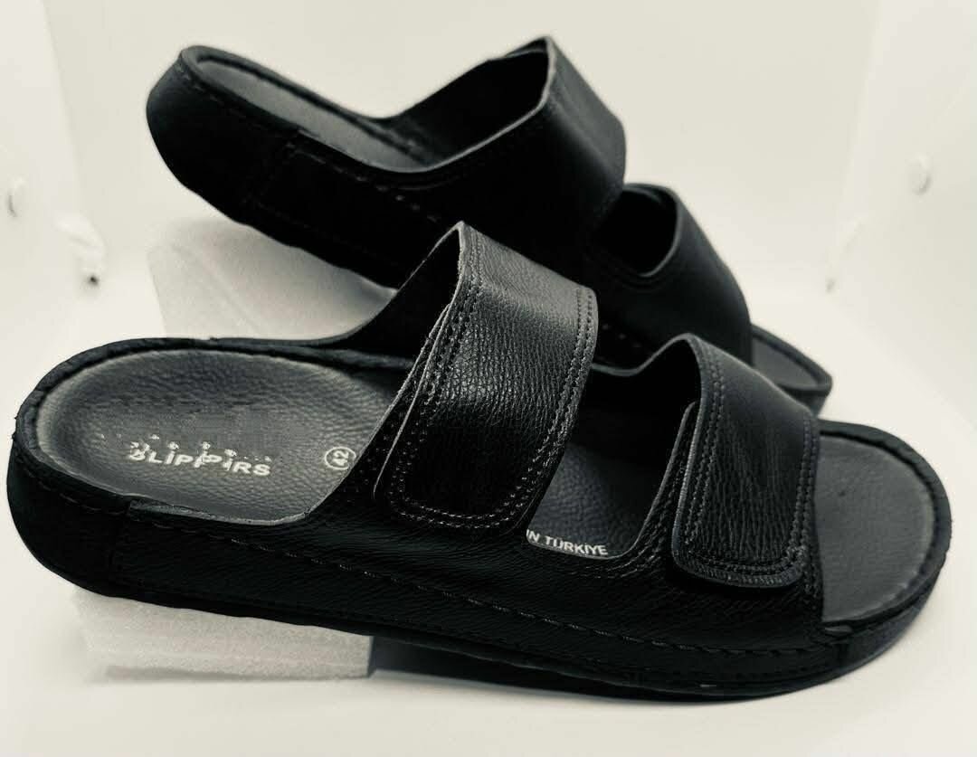 Sandales en cuir confortables