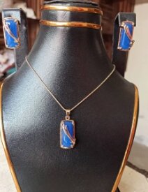 BLOCHI-DESIGN WOMEN NECKLACE WITH EARRING SET (DELIVERD WITH GIFT BOX)