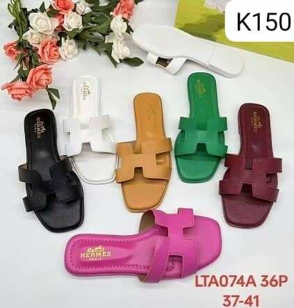 Hermes cooked rubber slippers