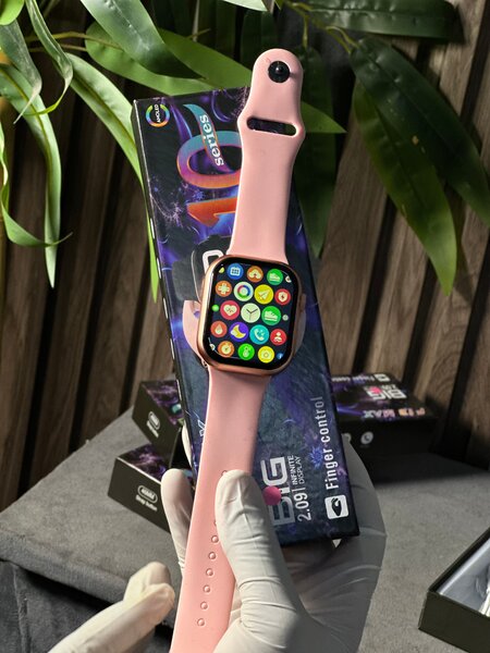 Montre Connectée Rose Écran HD