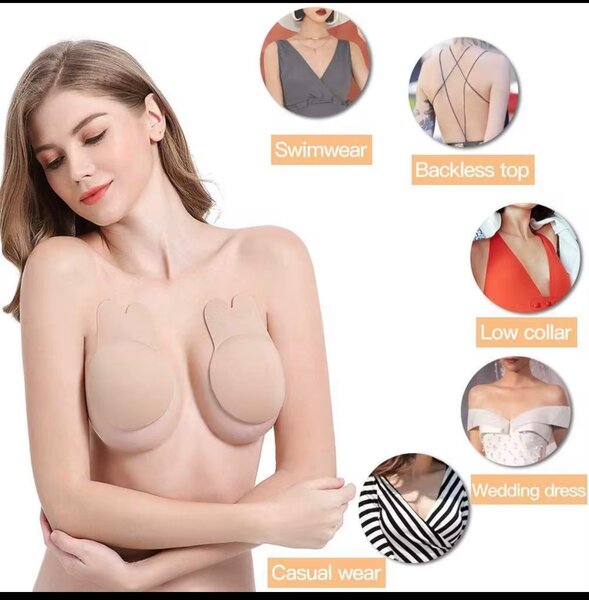 Soutien-gorge adhésif invisible
