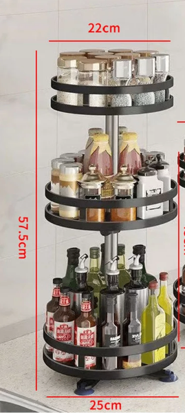 Étagère Rotative de Cuisine