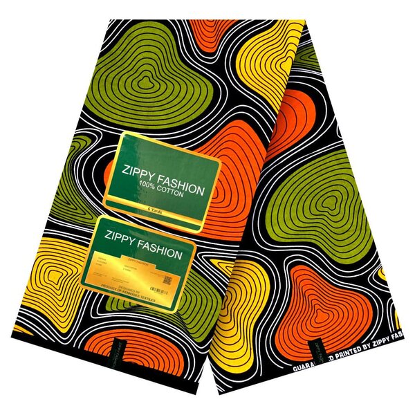 multi-colored fabric