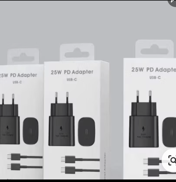 25W PD ADAPTER USB C TO USB C CABLE 3A