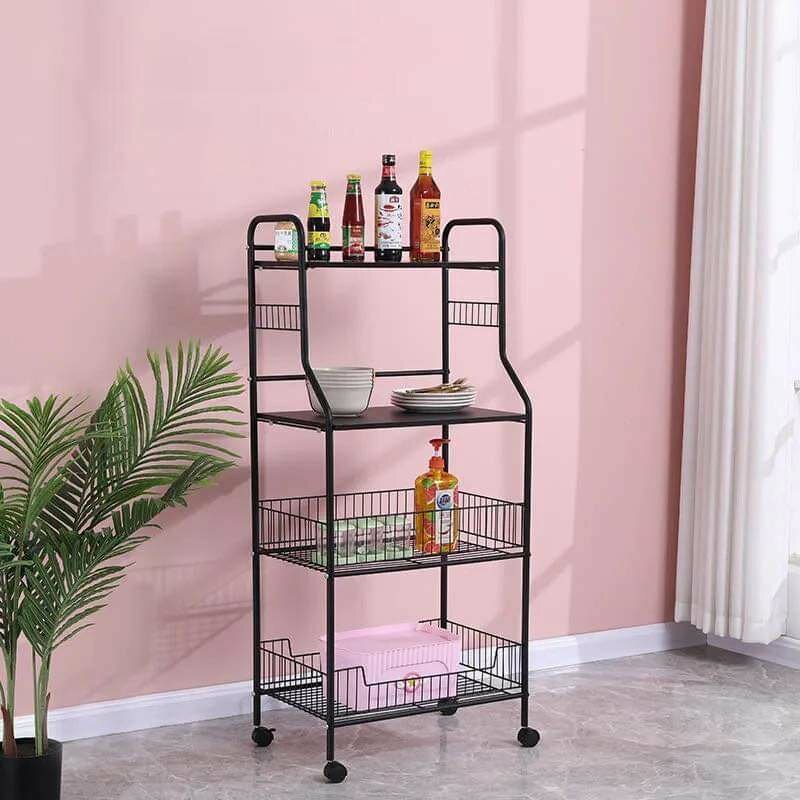 CHARIOT de RANGEMENT de CUISINE mobile et multicouche