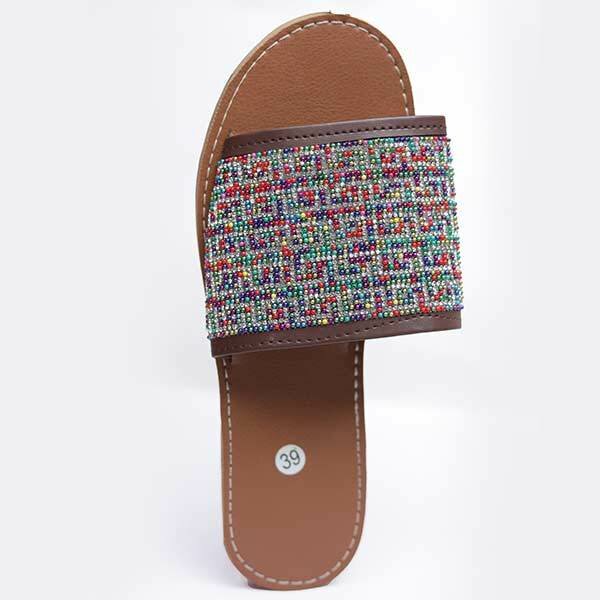 Sandales perlées élégantes