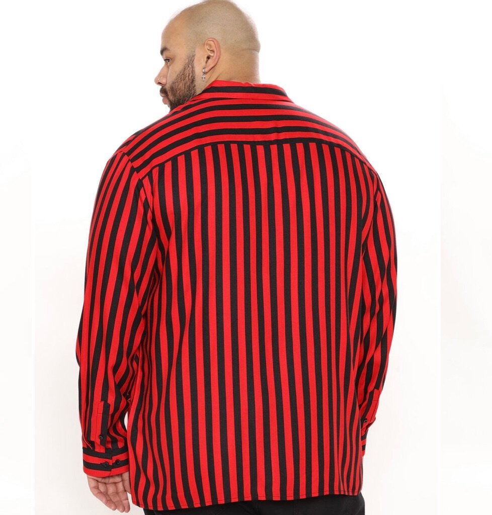Fashionnova men Red And Black Classic