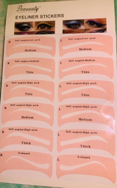 Stickers Eyeliner Autocollants