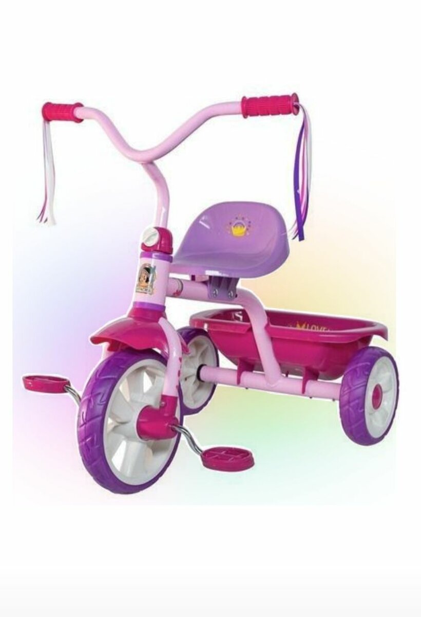 Vélo enfant rose ludique