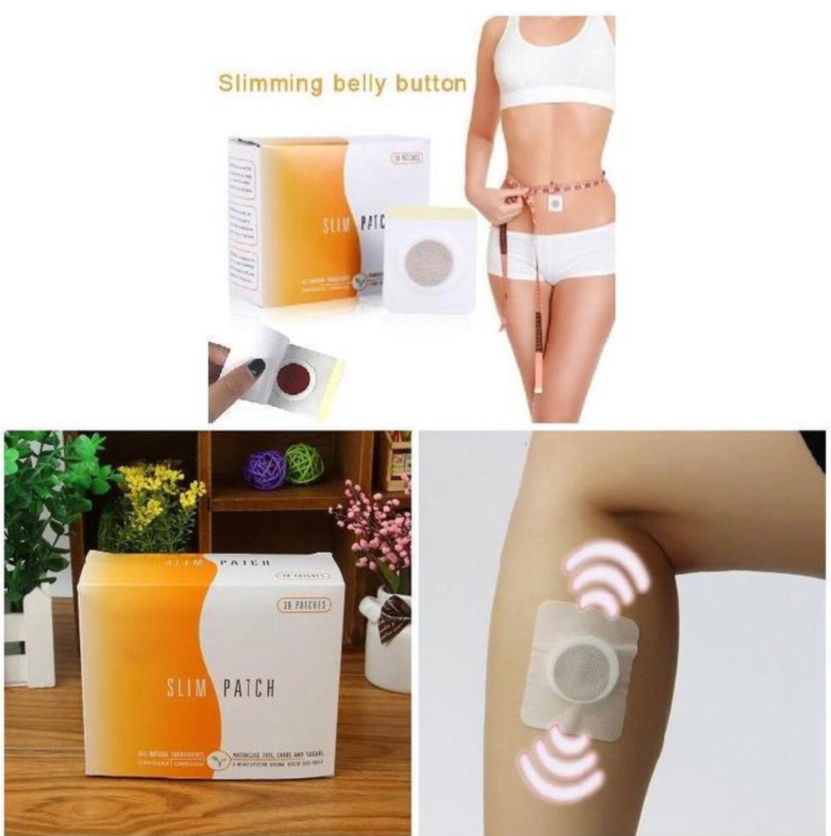 Magnetic Flat tummy patch (30 pcs)