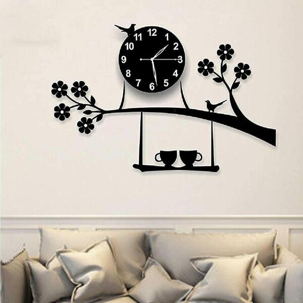 Tree Design analogue wall clock