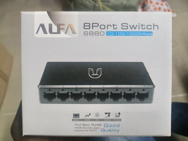 SWITCH 8 PORTS GIGABITE ALFA