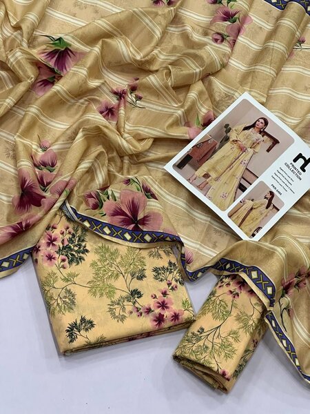 Printed lawn suit