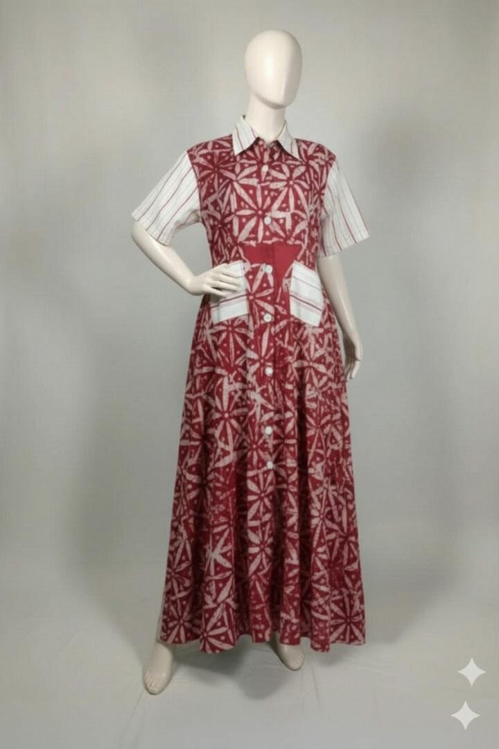 Robe longue ethnique glamour