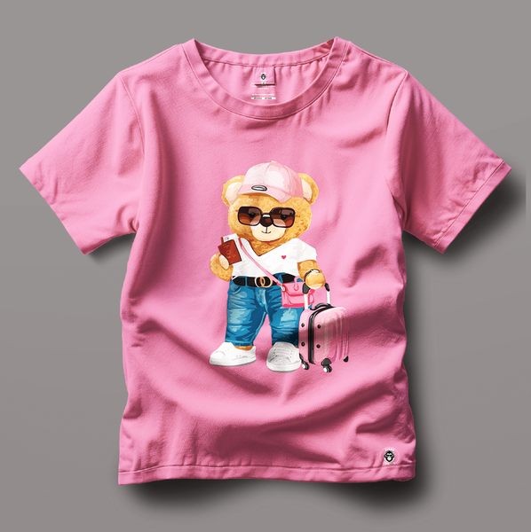 T-shirt Enfant Ours Voyageur