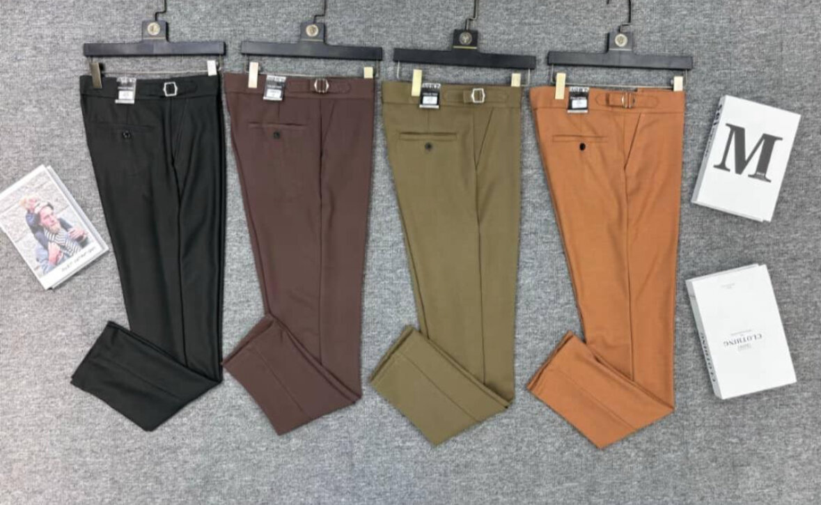 Pantalons Chics Hommes Multicolores