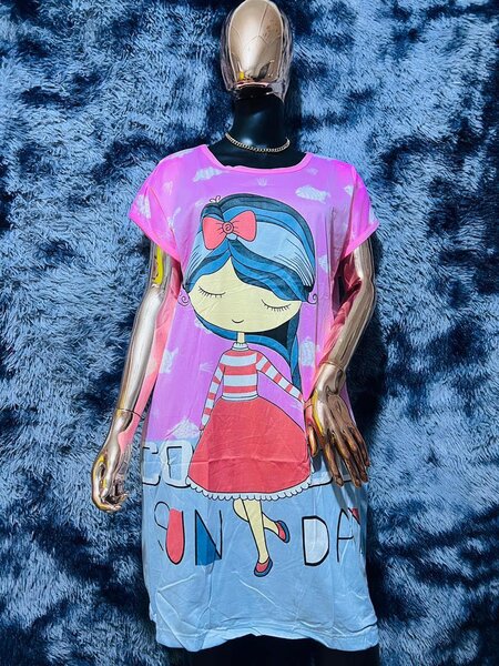 Cartoon gown nightwear(long)