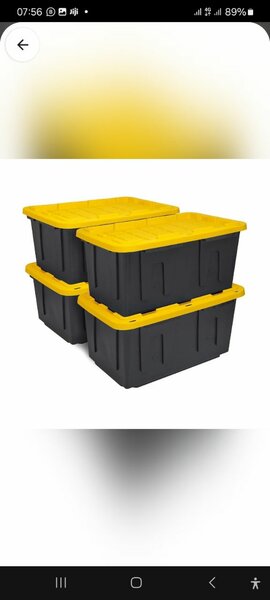 Berkley jasen black and yellow cover storage bowls