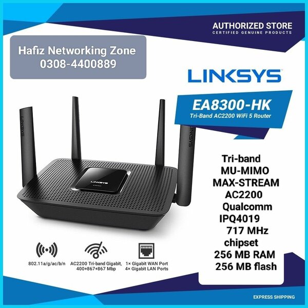 Linksys wifi router 5ghz Dualband gigabyte