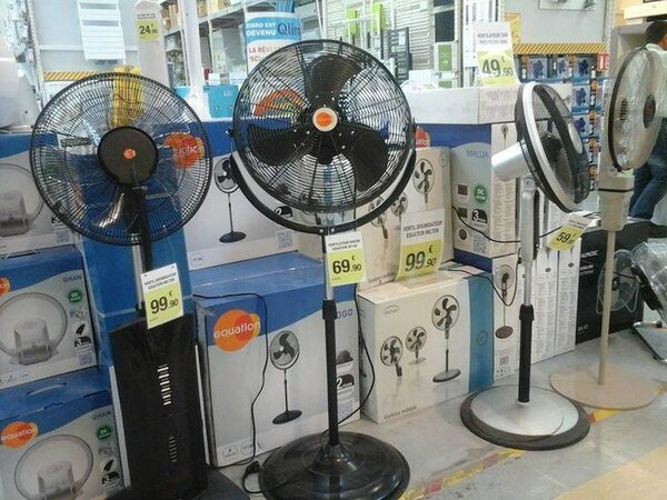 Standing fan